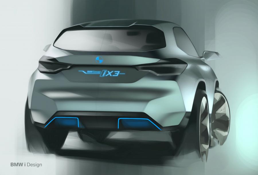 Эскиз BMW Concept iX3 2018 года  (фото 13 из 17)